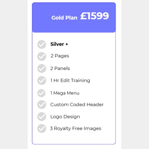 Website Gold Plan Thumbnail